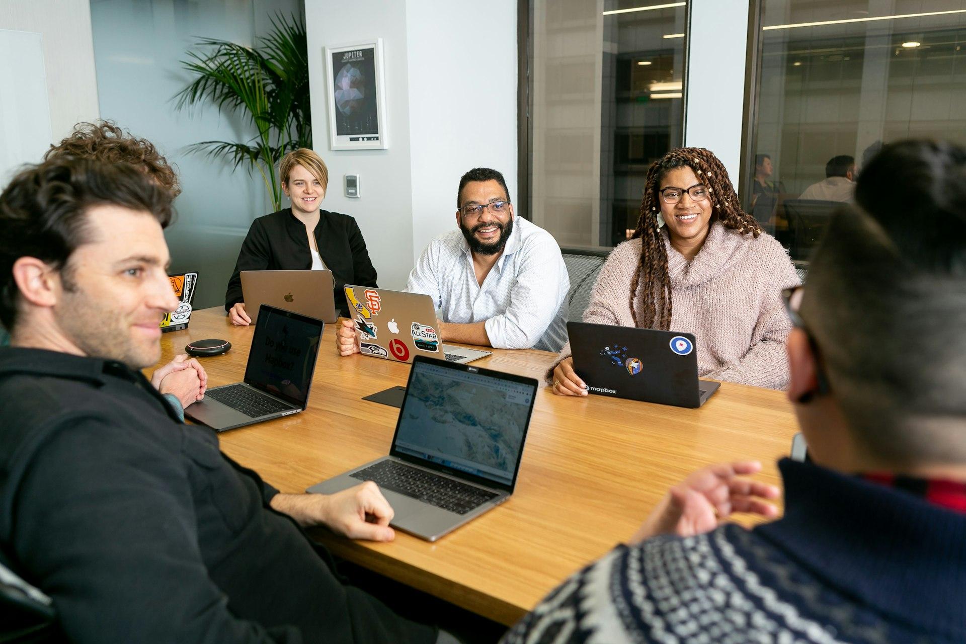 Engineers in a deep-work session